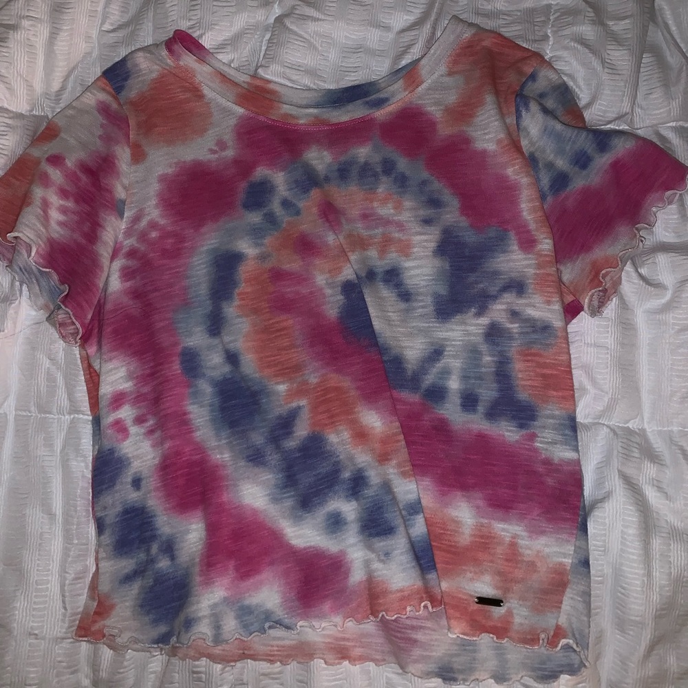 Basic tie dye tee size S from hollister